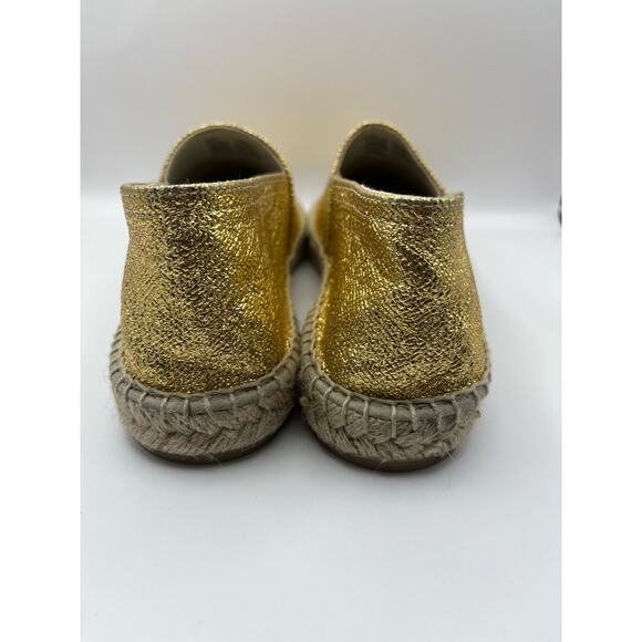 J Crew Womens Woven Espadrille Flats Shoes Size 9 USED - Picture 6 of 8